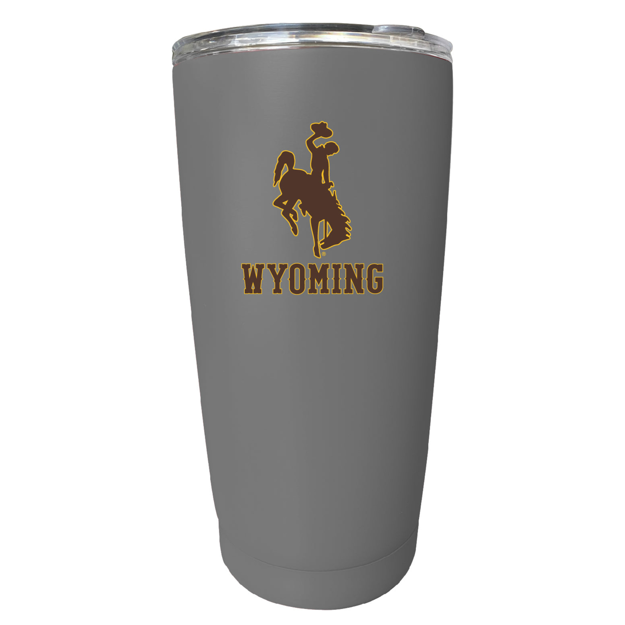 University Of Wyoming 16 Oz Stainless Steel Insulated Tumbler - Gray