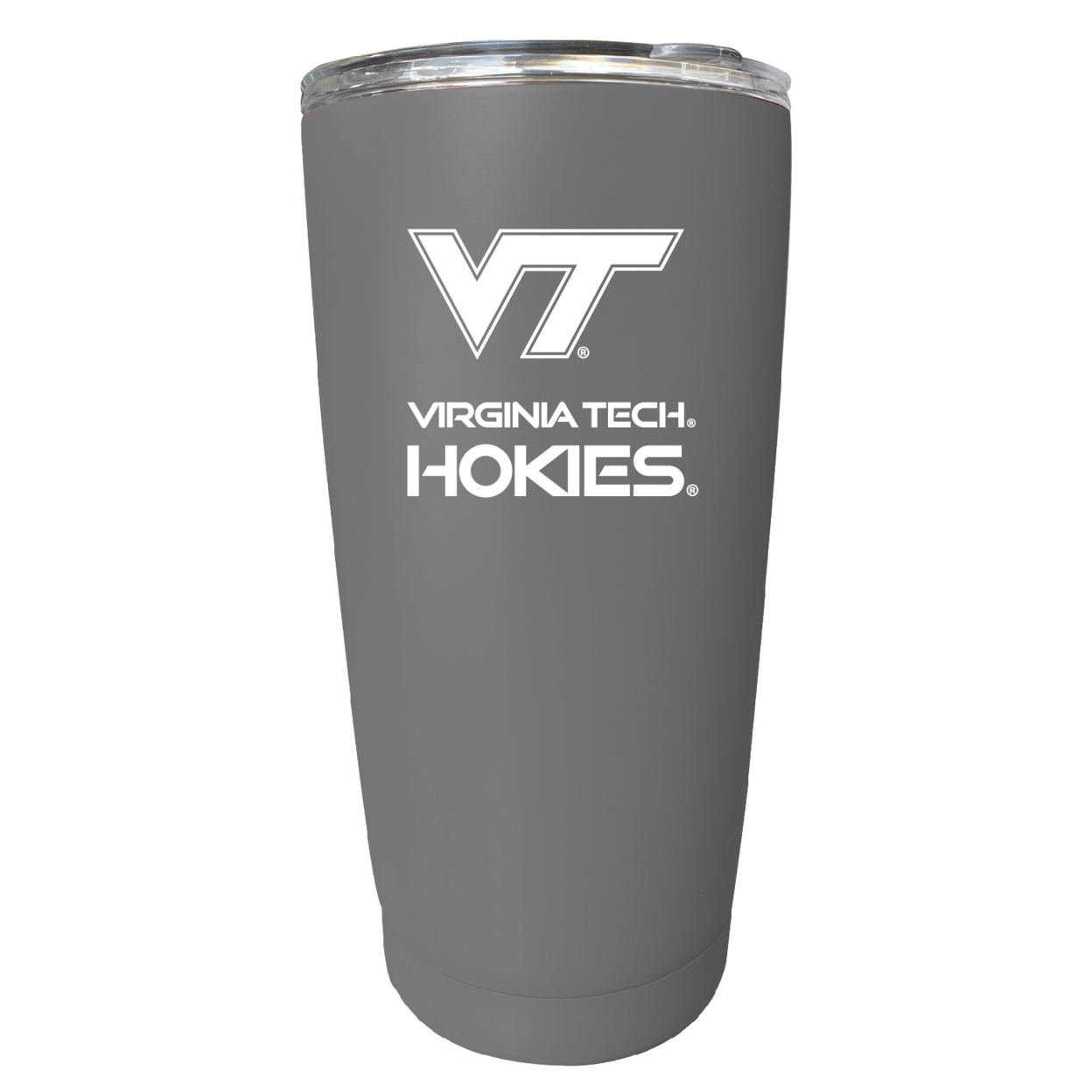 Virginia Tech Hokies 16 Oz Stainless Steel Insulated Tumbler - Gray