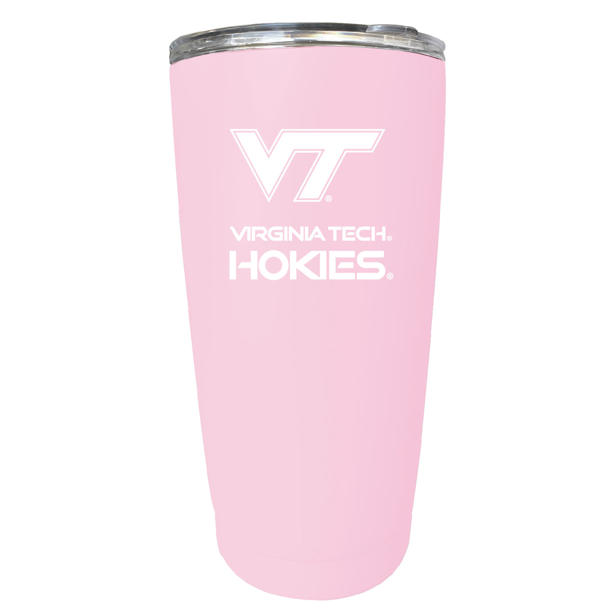 Virginia Tech Hokies 16 Oz Stainless Steel Insulated Tumbler - Pink