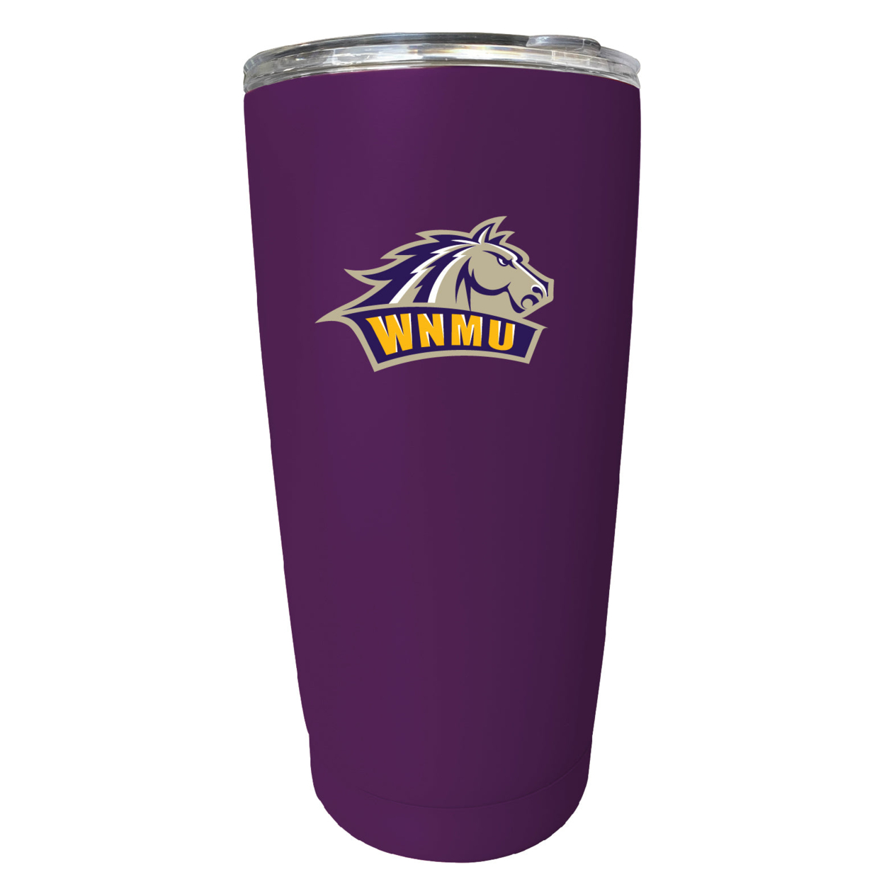 Western New Mexico University 16 Oz Stainless Steel Insulated Tumbler - Purple