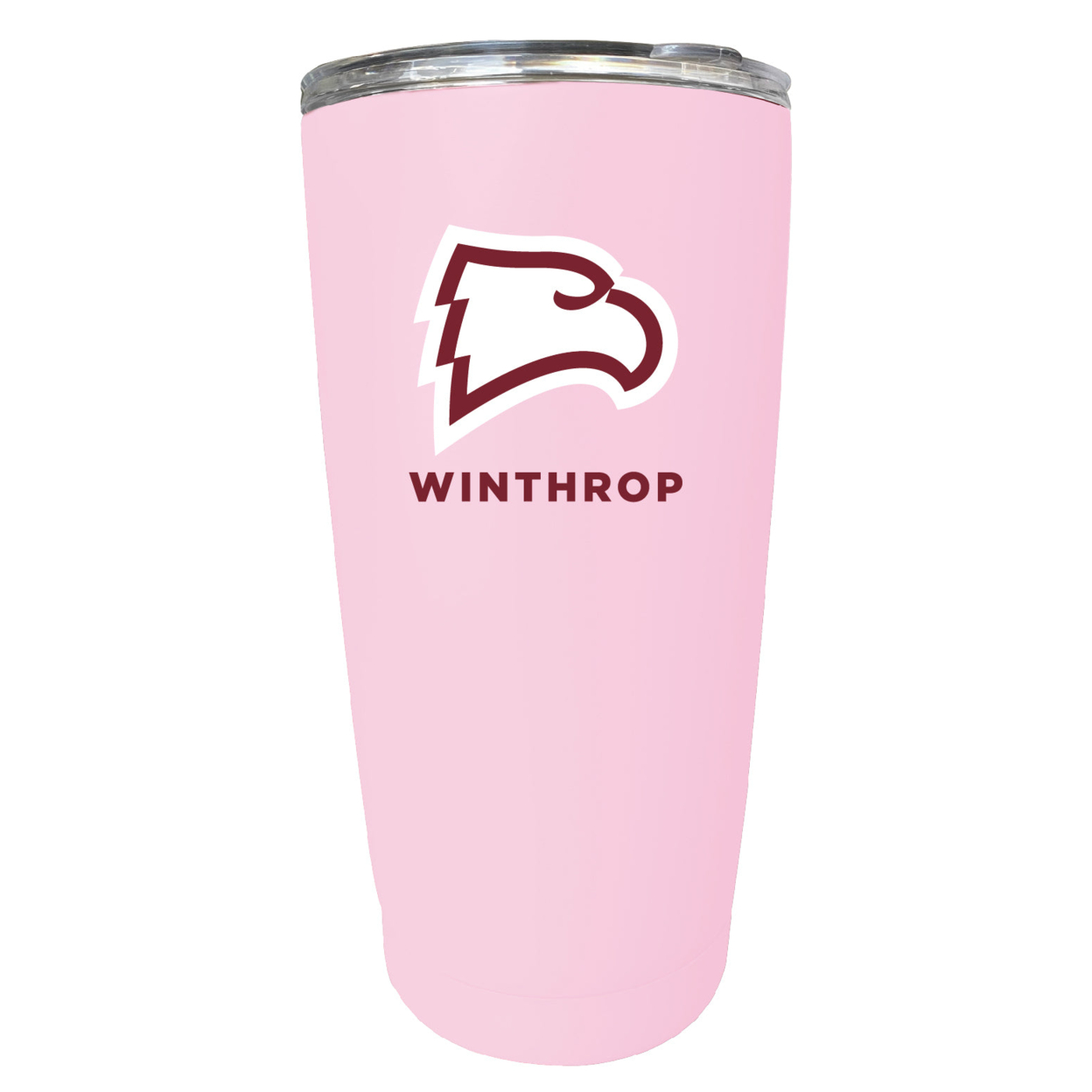 Winthrop University 16 Oz Stainless Steel Insulated Tumbler - Pink