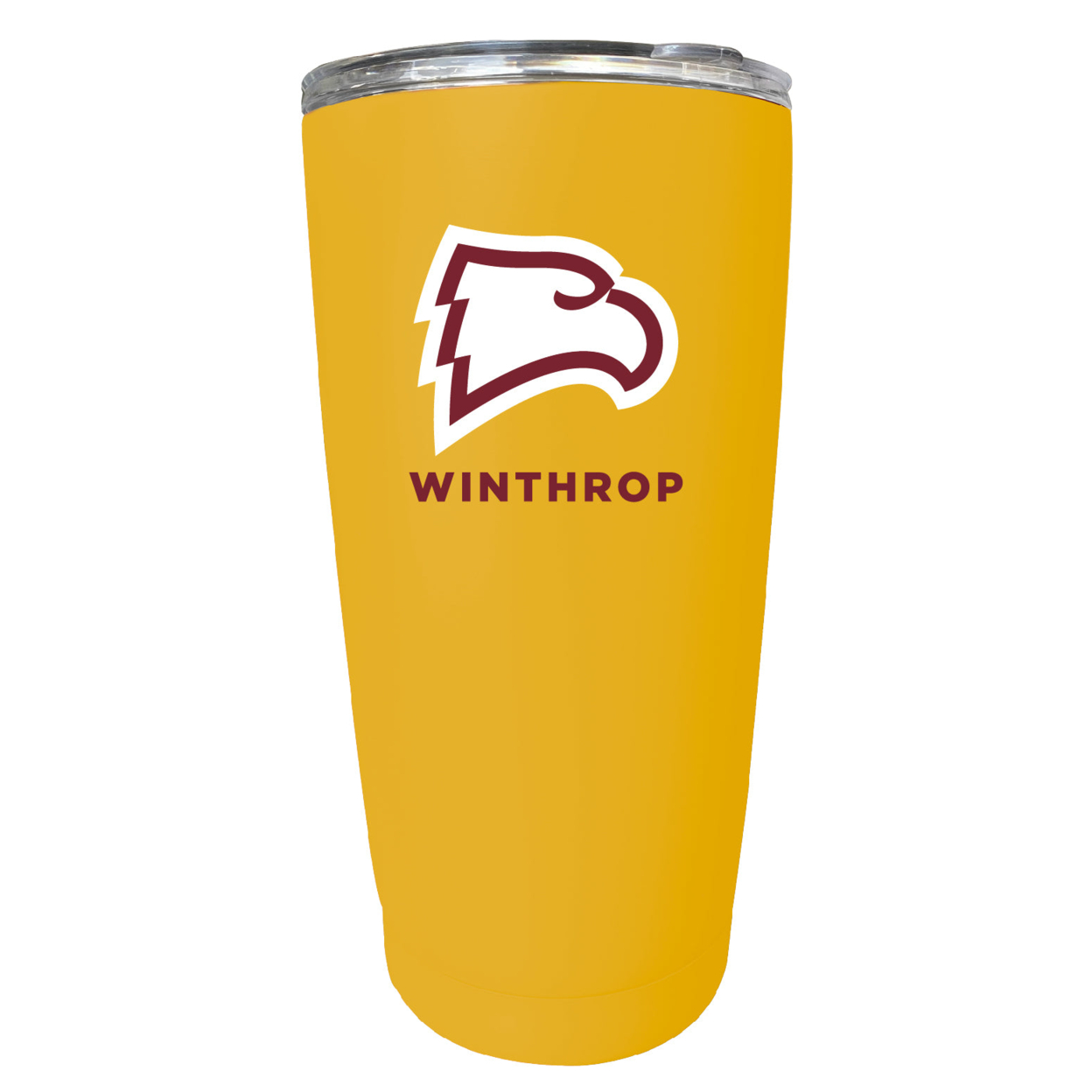 Winthrop University 16 Oz Stainless Steel Insulated Tumbler - Yellow