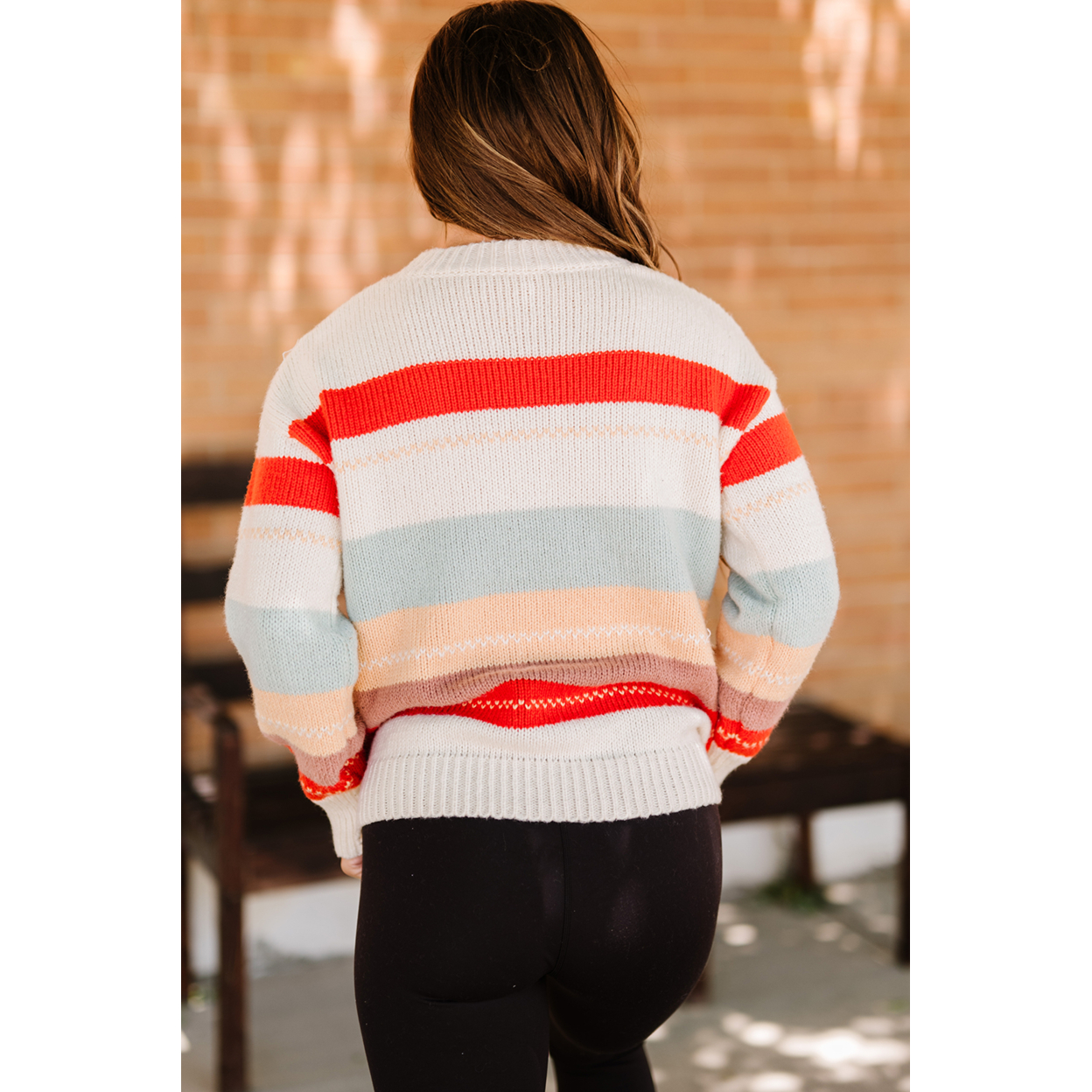 Striped Color Block Sweater