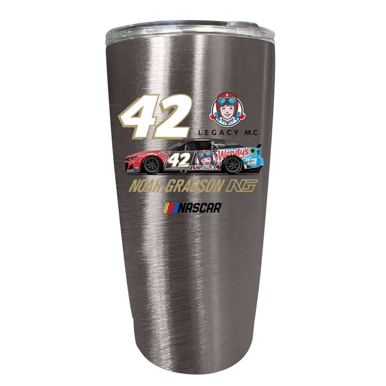 #42 Noah Gragson W Officially Licensed 16oz Stainless Steel Tumbler - Stainless Steel