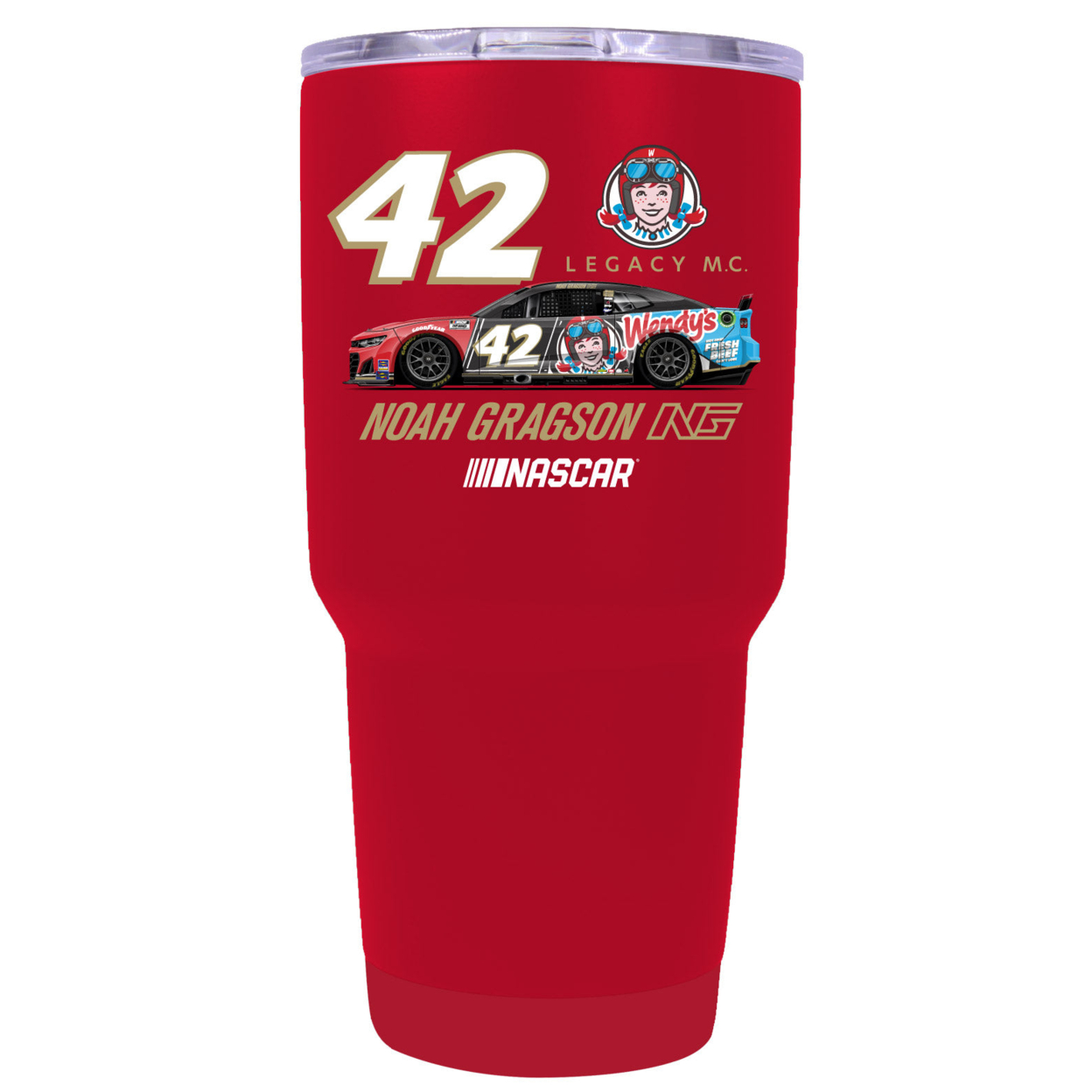 #42 Noah Gragson W Officially Licensed 24oz Stainless Steel Tumbler - Stainless Steel