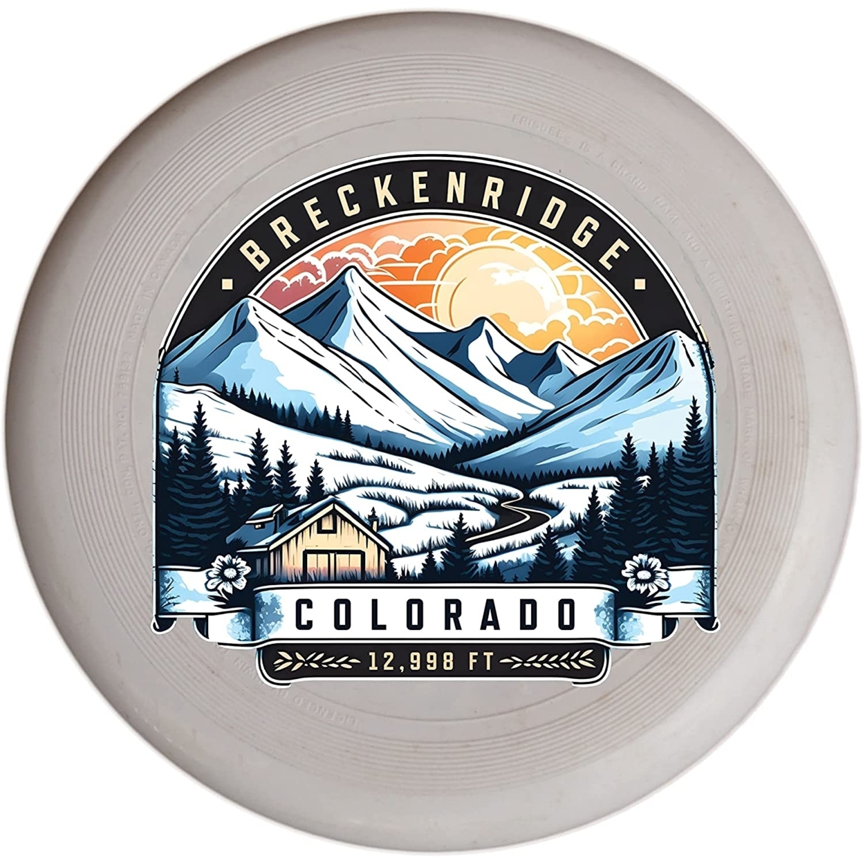 Breckenridge Colorado Souvenir Frisbee Flying Disc