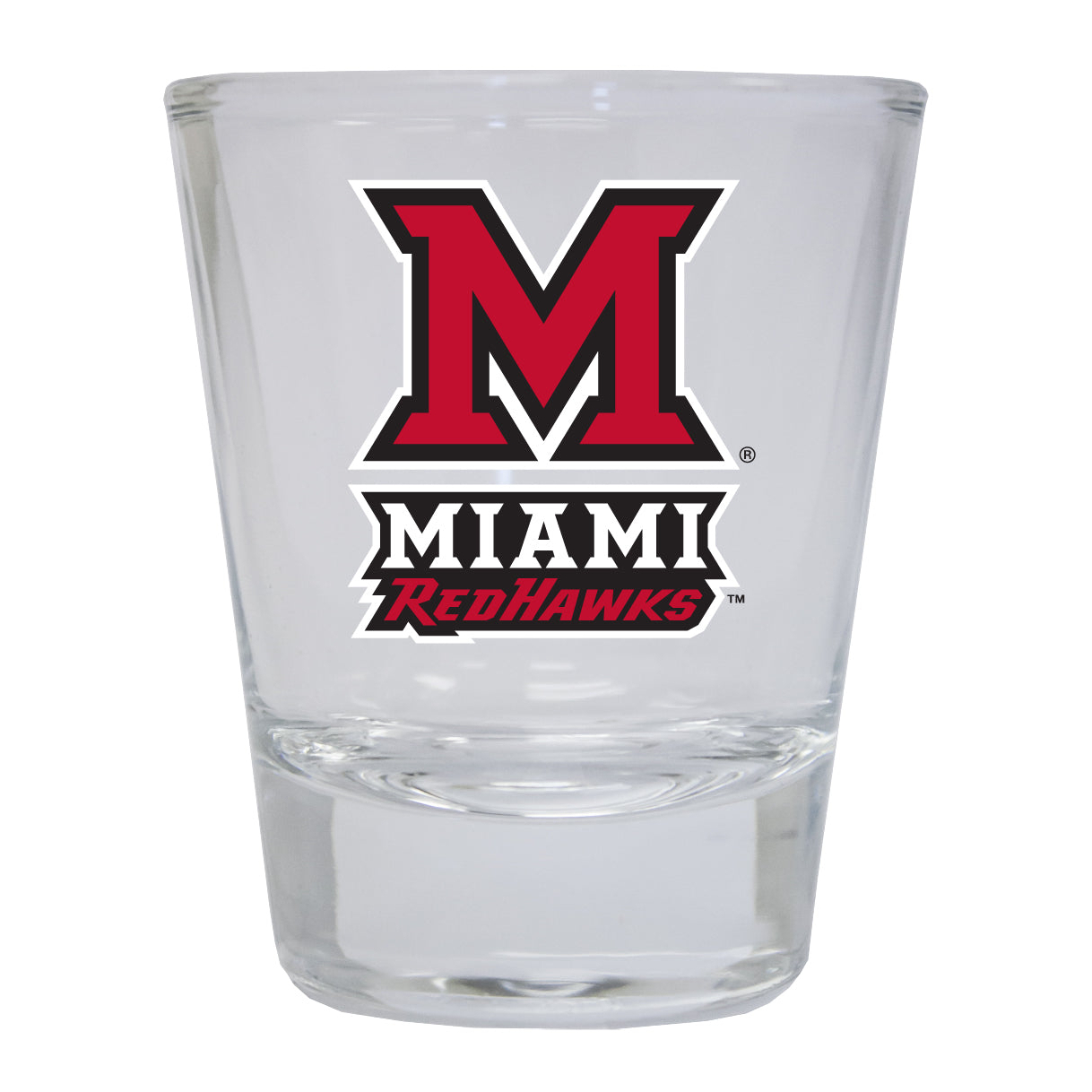 Miami University Of Ohio Round Shot Glass - Green
