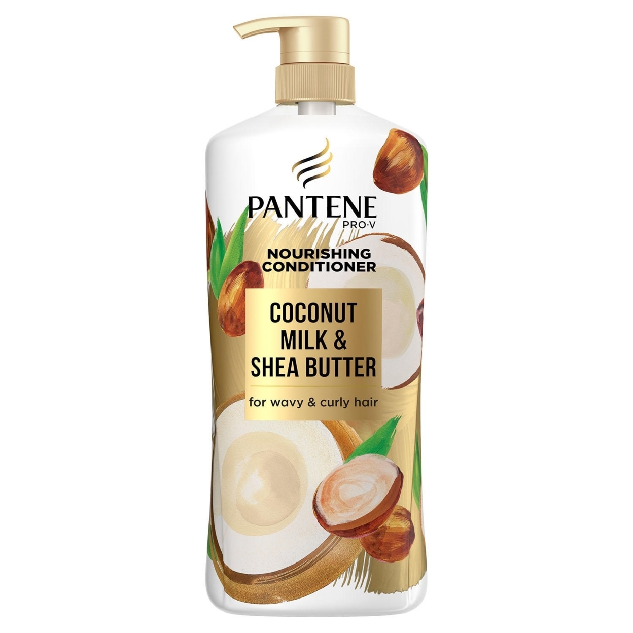 Pantene Pro-V Nourishing Conditioner, Coconut Milk & Shea Butter (38.2 Fl Oz)