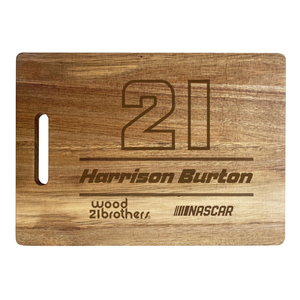 #21 Harrison Burton NASCAR Officially Licensed Engraved Wooden Cutting Board
