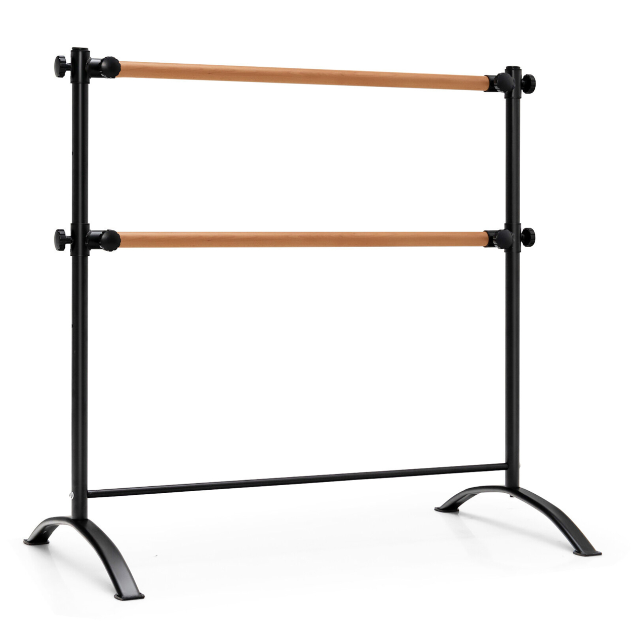4FT Portable Ballet Barre Freestanding Dance Bar Adjustable Height Kids Adults