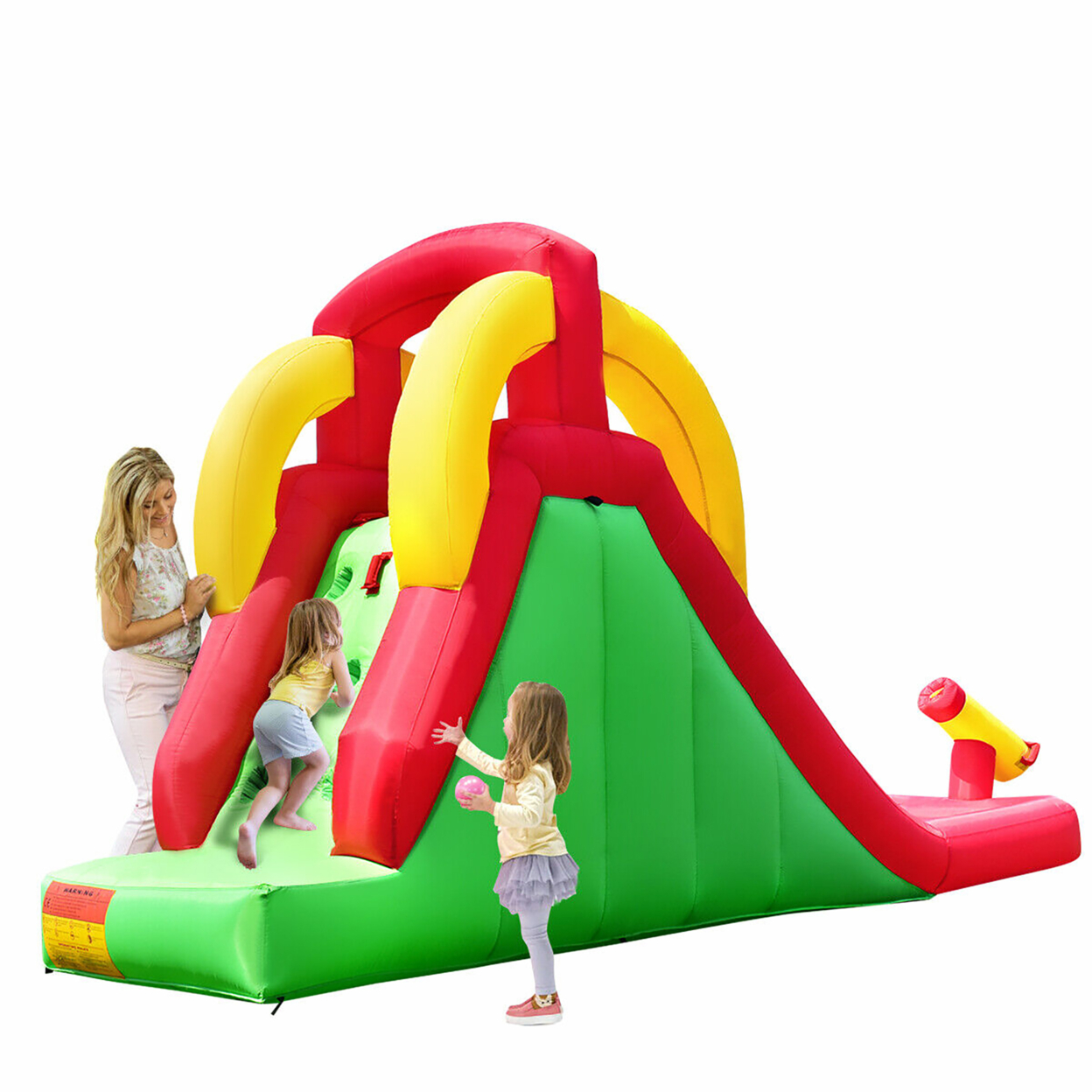 Inflatable Water Slide Bounce House Bouncer Kids Jumper Climbing W/ 350W Blower