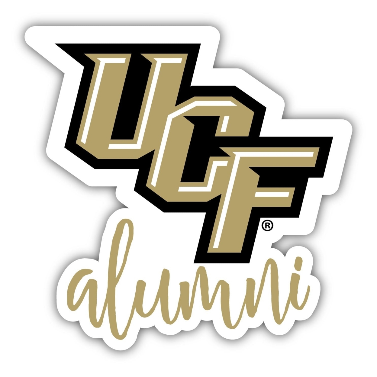 University Of Central Florida Knights Alumni 4-Inch Die Cut Decal