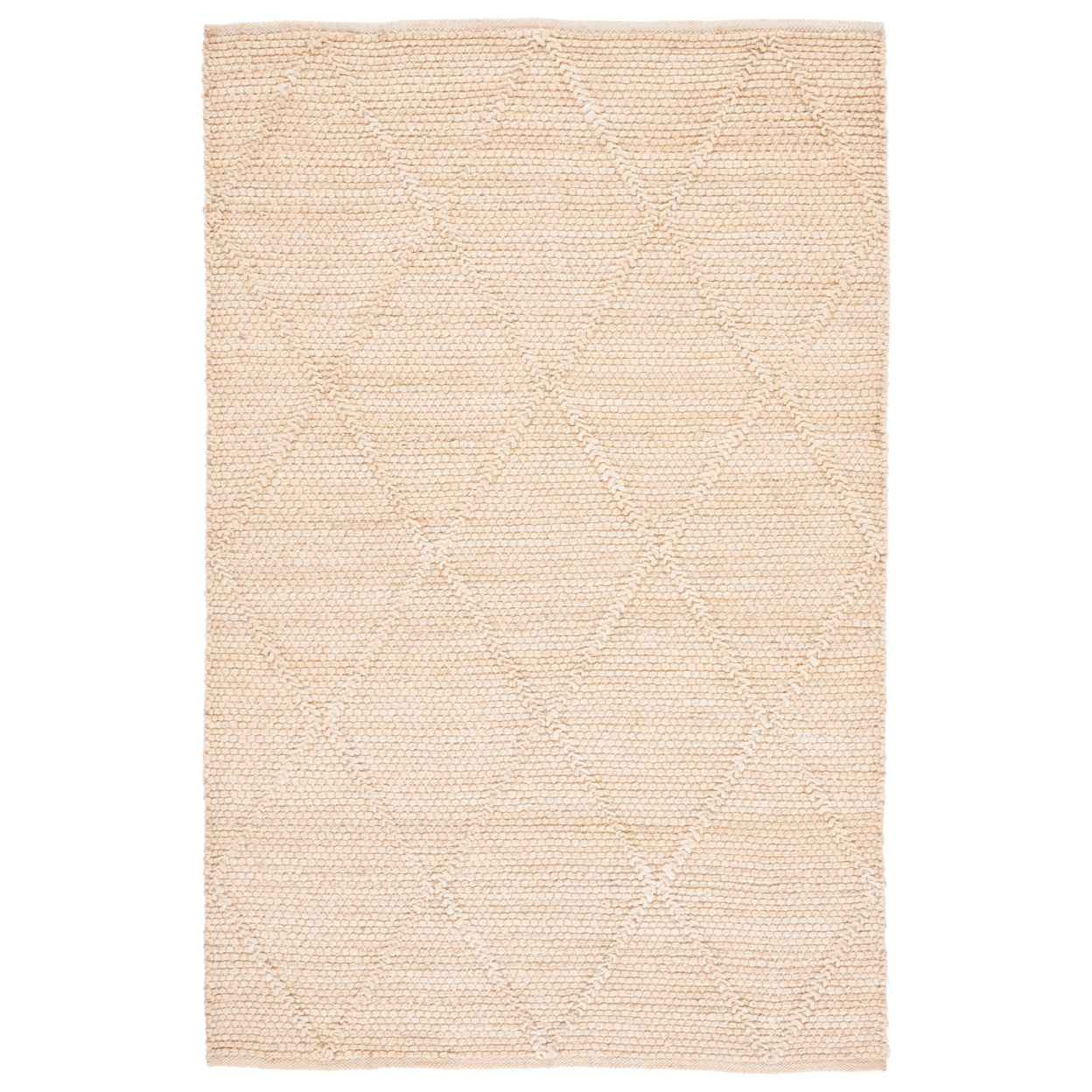 SAFAVIEH Natura Collection NAT925A Handwoven Ivory Rug - 6' Square