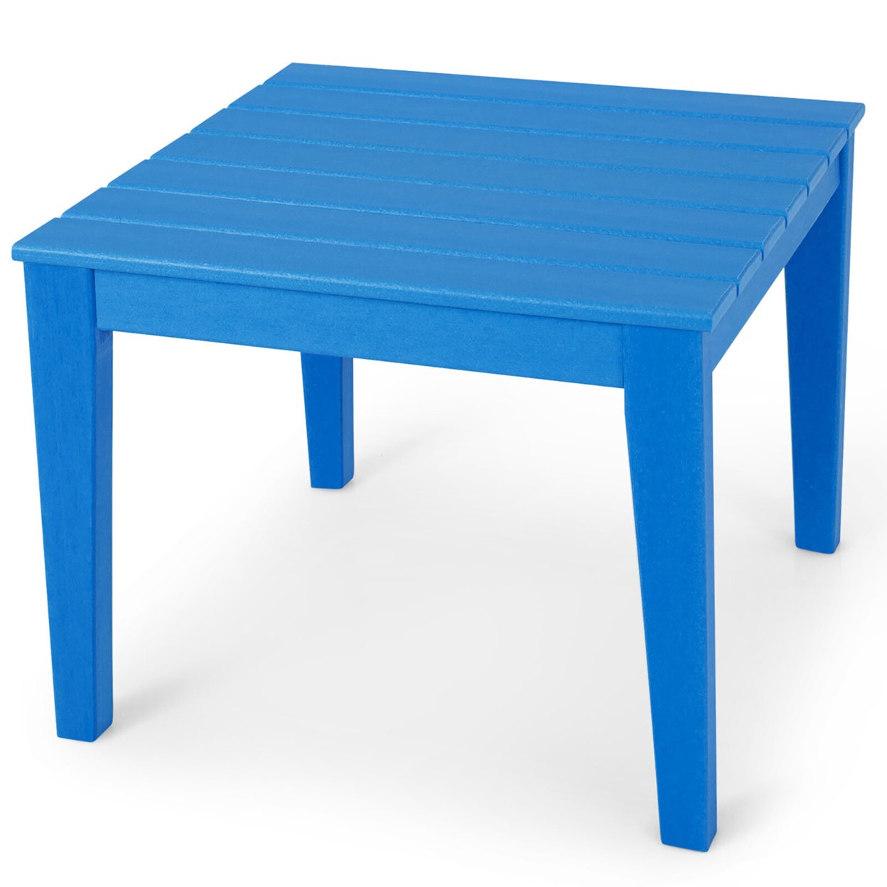 Kids Square Table Indoor Outdoor Heavy-Duty All-Weather Activity Play Table - Blue