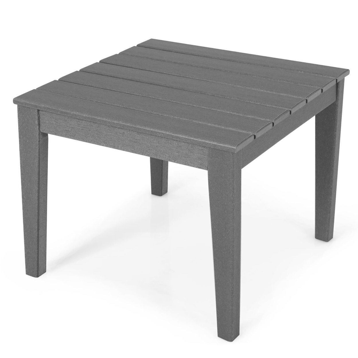 Kids Square Table Indoor Outdoor Heavy-Duty All-Weather Activity Play Table - Grey