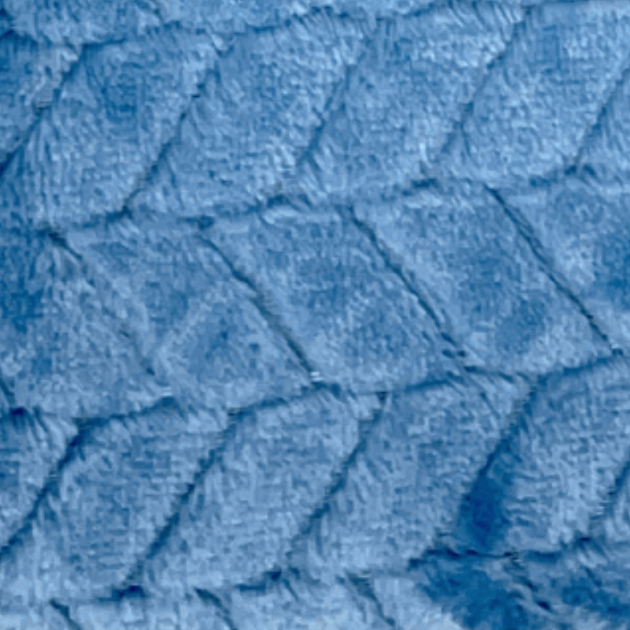 Home Collection Embossed Throw - Blue