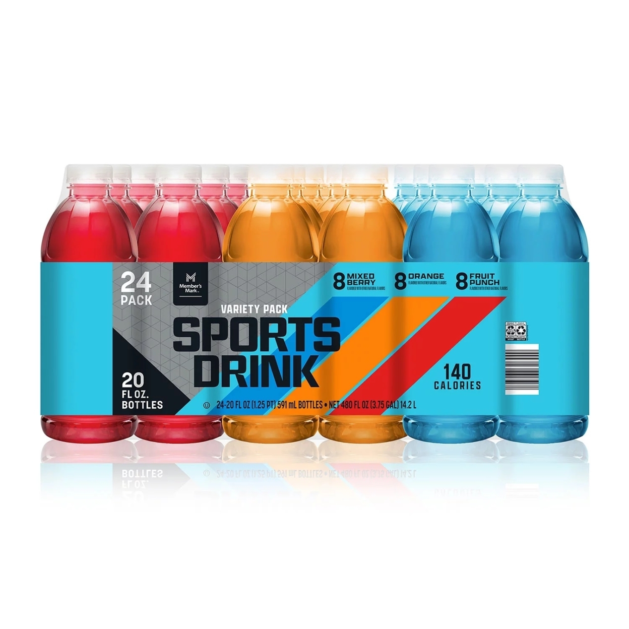 Member's Mark Sports Drink Variety Pack, 20 Fluid Ounce (Pack Of 24)