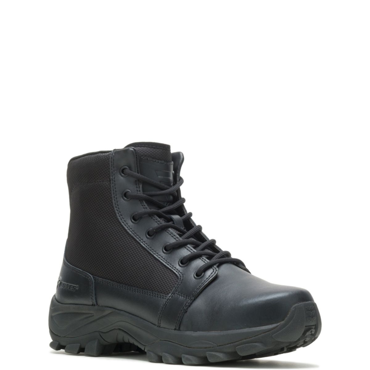 Bates Men's Fuse Mid 6-inch Side Zip Boot Black - E06506 BLACK - BLACK, 8-EW