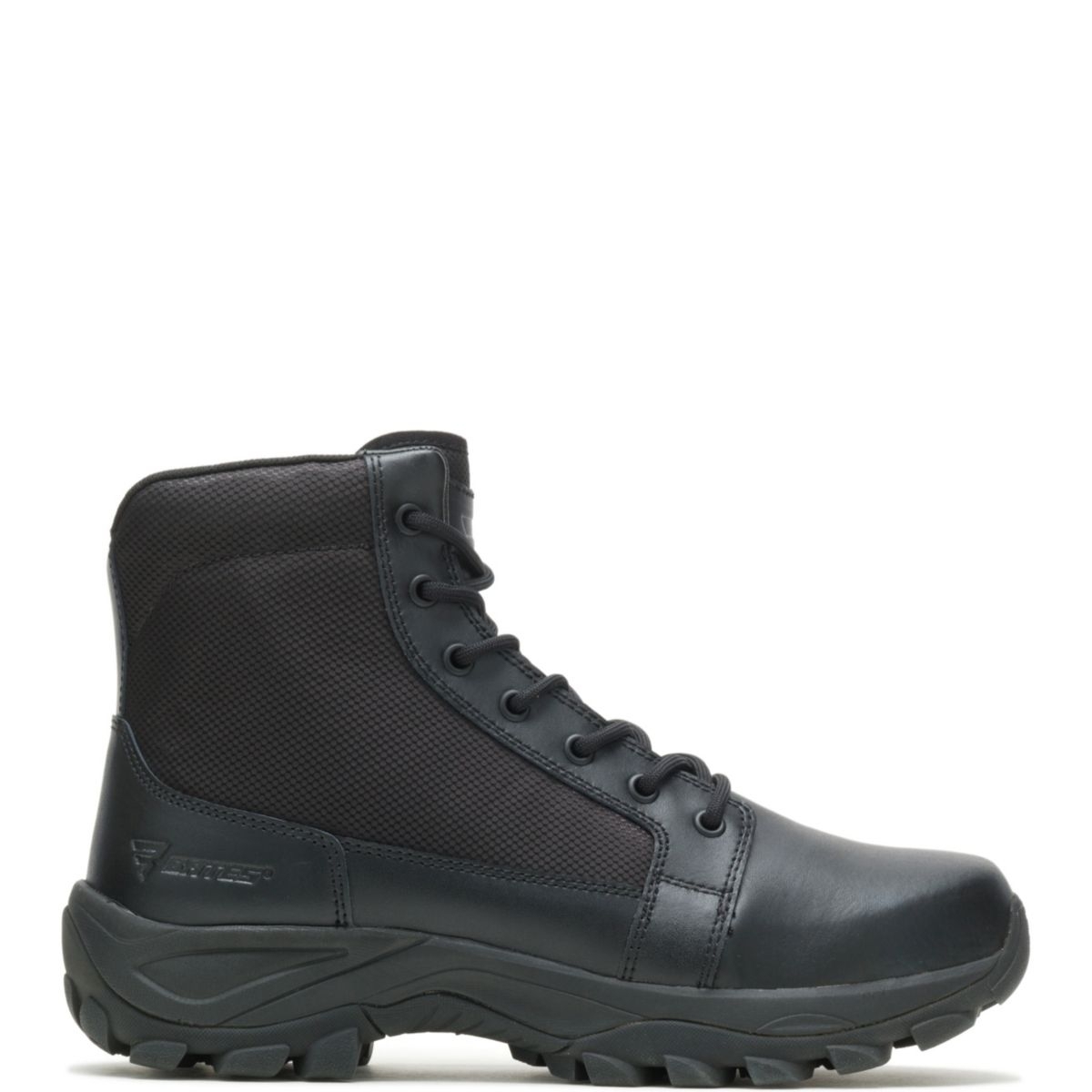 Bates Men's Fuse Mid 6-inch Side Zip Boot Black - E06506 BLACK - BLACK, 7