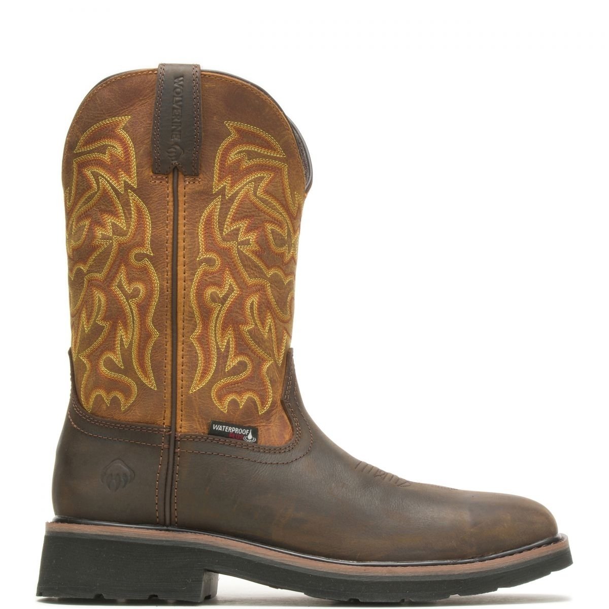 WOLVERINE Men's Rancher 10 Steel Toe Waterproof Work Boot Golden/Brown - W221029 GOLDEN/BROWN - GOLDEN/BROWN, 12-EW