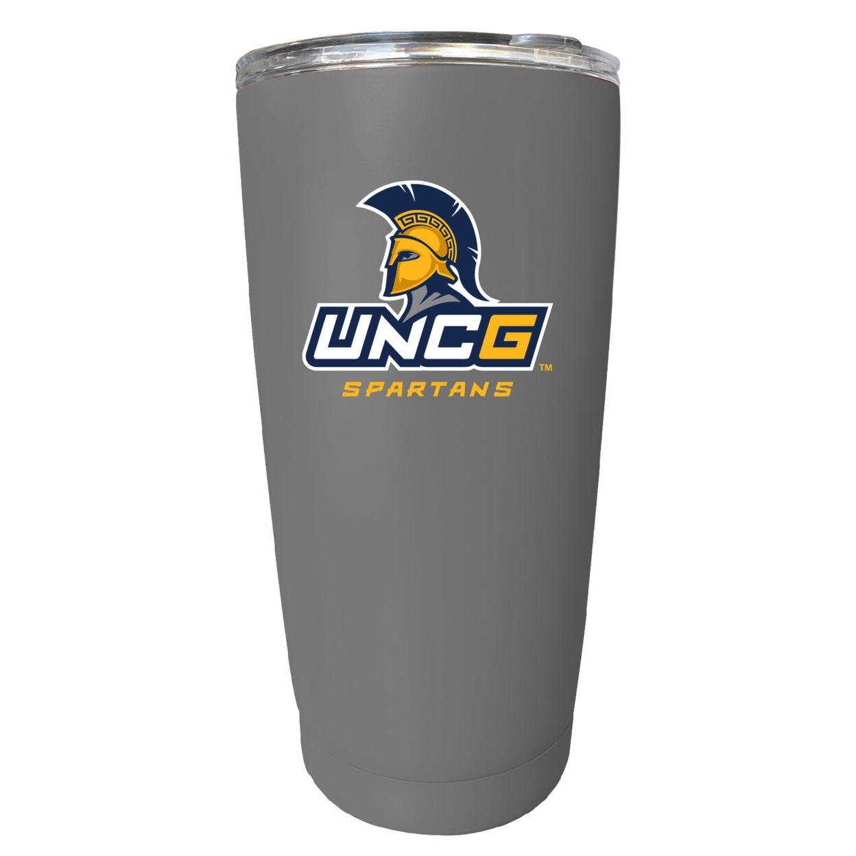 North Carolina Greensboro Spartans 16 Oz Stainless Steel Insulated Tumbler - Gray