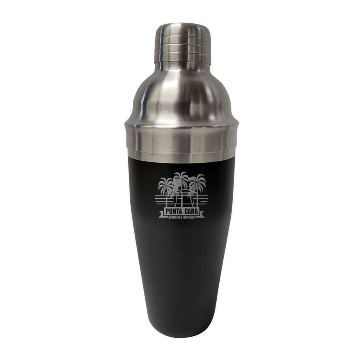 Punta Cana Dominican Republic Souvenir 24 Oz Stainless Steel Cocktail Shaker - Palm 3