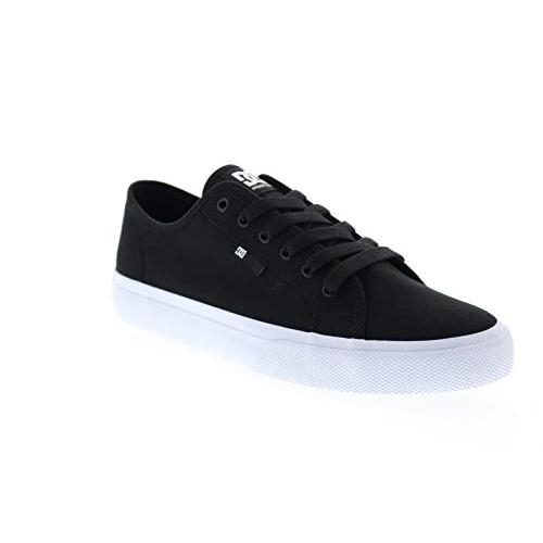 DC Manual Skate Shoes Mens Medium BLACK/WHITE - BLACK/WHITE, 10