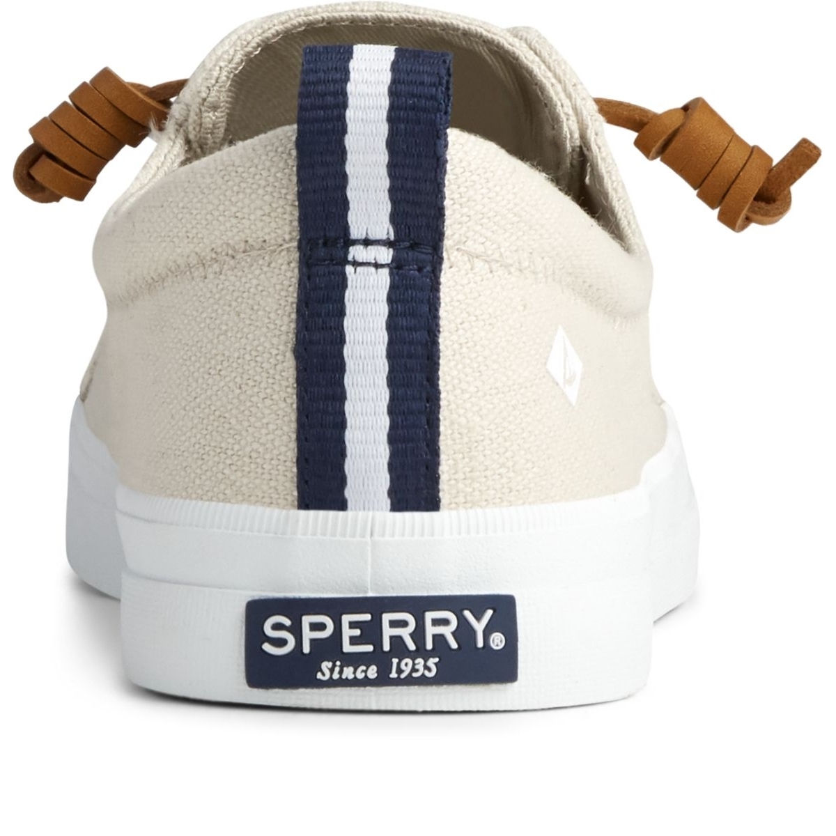 Sperry Women's Crest Vibe Linen Sneaker Oat - STS98644 LINEN/OAT - LINEN/OAT, 9.5