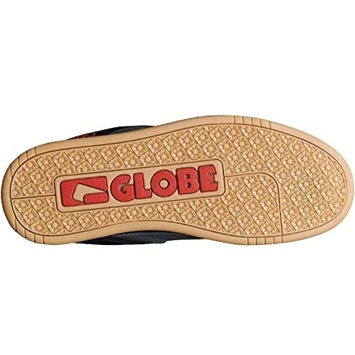 Globe Men's Tilt Skate Shoe Medium BLACK/GREY/RED - BLACK/GREY/RED, 9.5