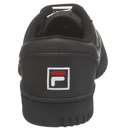Fila Men's Original Fitness Sneaker 6.5 BLACK/WHITE/RED - BLACK/WHITE/RED, 10.5 Little Kid