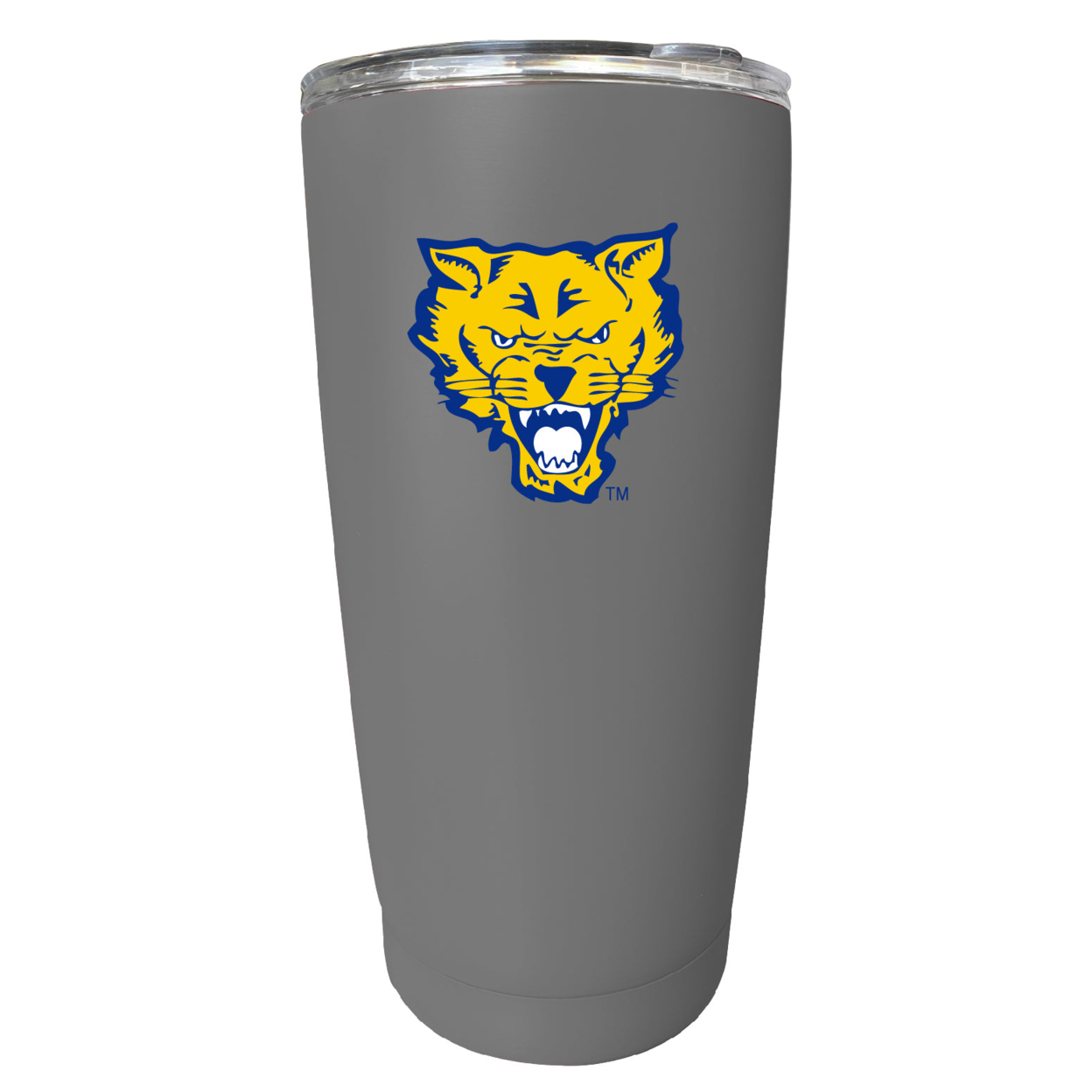 Fort Valley State University 16 Oz Stainless Steel Insulated Tumbler - Gray
