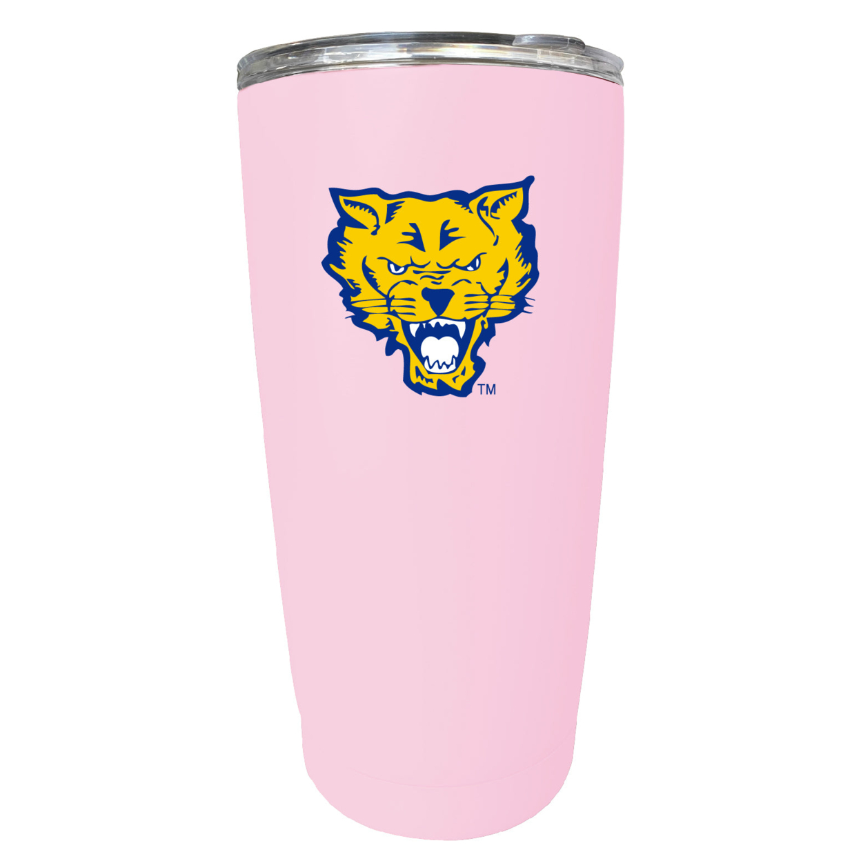 Fort Valley State University 16 Oz Stainless Steel Insulated Tumbler - Yellow
