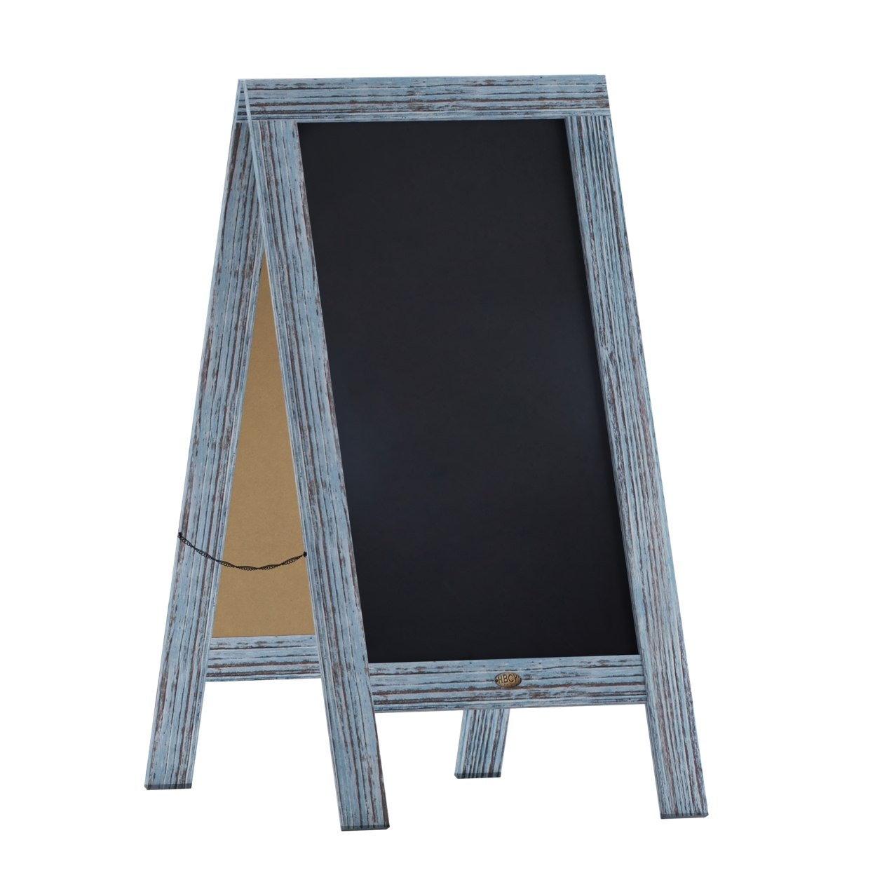 Blue A-Frame Chalkboard