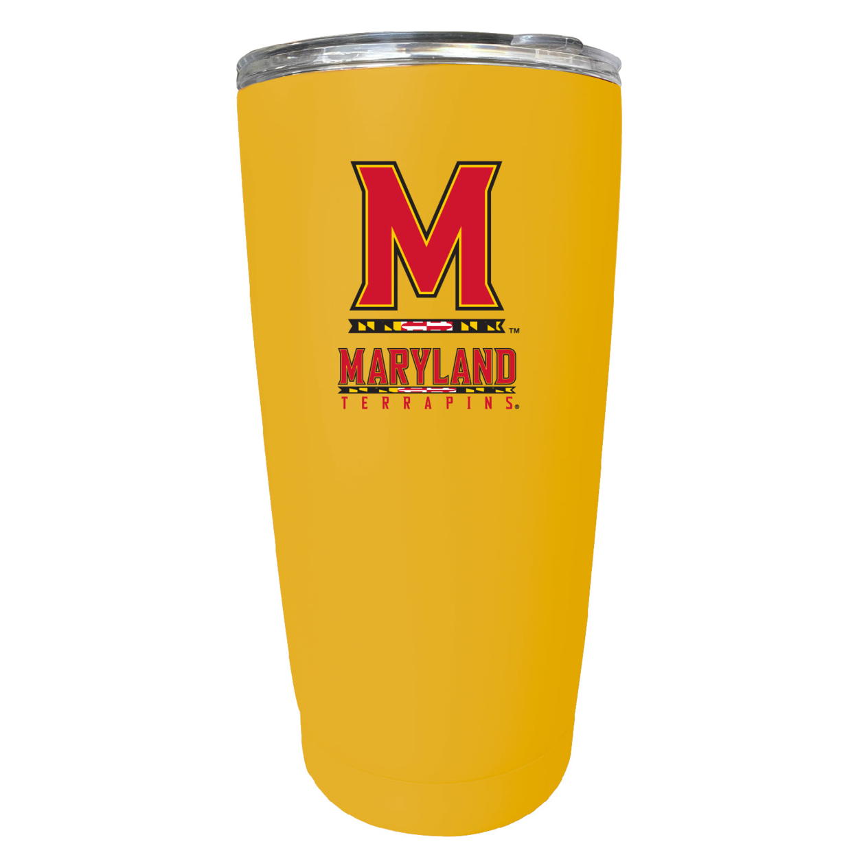 Maryland Terrapins 16 Oz Stainless Steel Insulated Tumbler - Gray