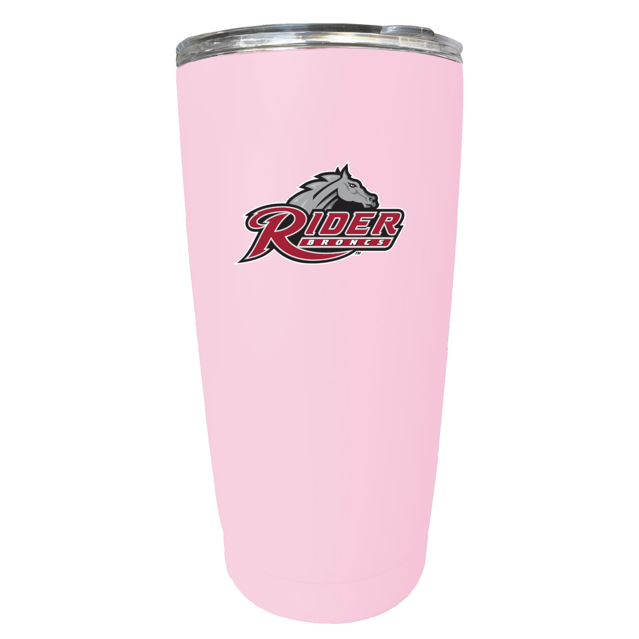 Rider University Broncs 16 Oz Stainless Steel Insulated Tumbler - Pink