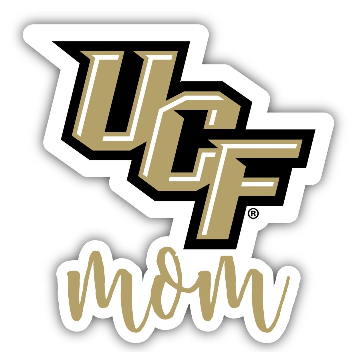 Copy Of Unviersity Of Central Florida Knights 4 Inch Proud Mom Die Cut Decal