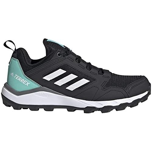 Adidas Originals Women's Terrex Agravic Tr Trail Running Shoe - CORE BLACK/CRYSTAL WHITE/ACID MINT, 11