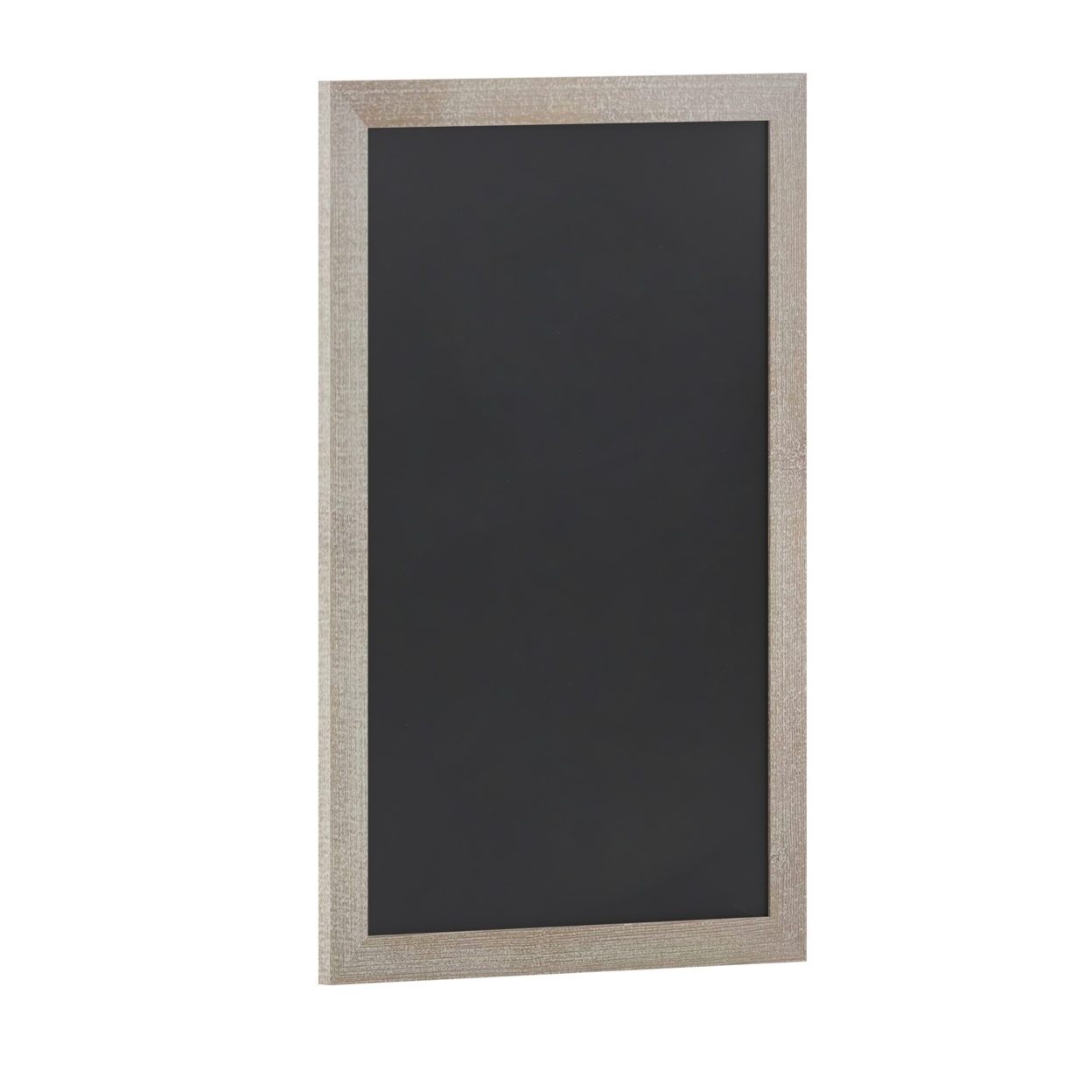 Wall Hanging Chalkboard, Weathered Wood Frame, Rough Hewn Texture