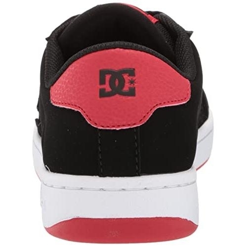 DC Men's Striker Skate Shoe Medium BLACK/GREY/RED - BLACK/GREY/RED, 11.5