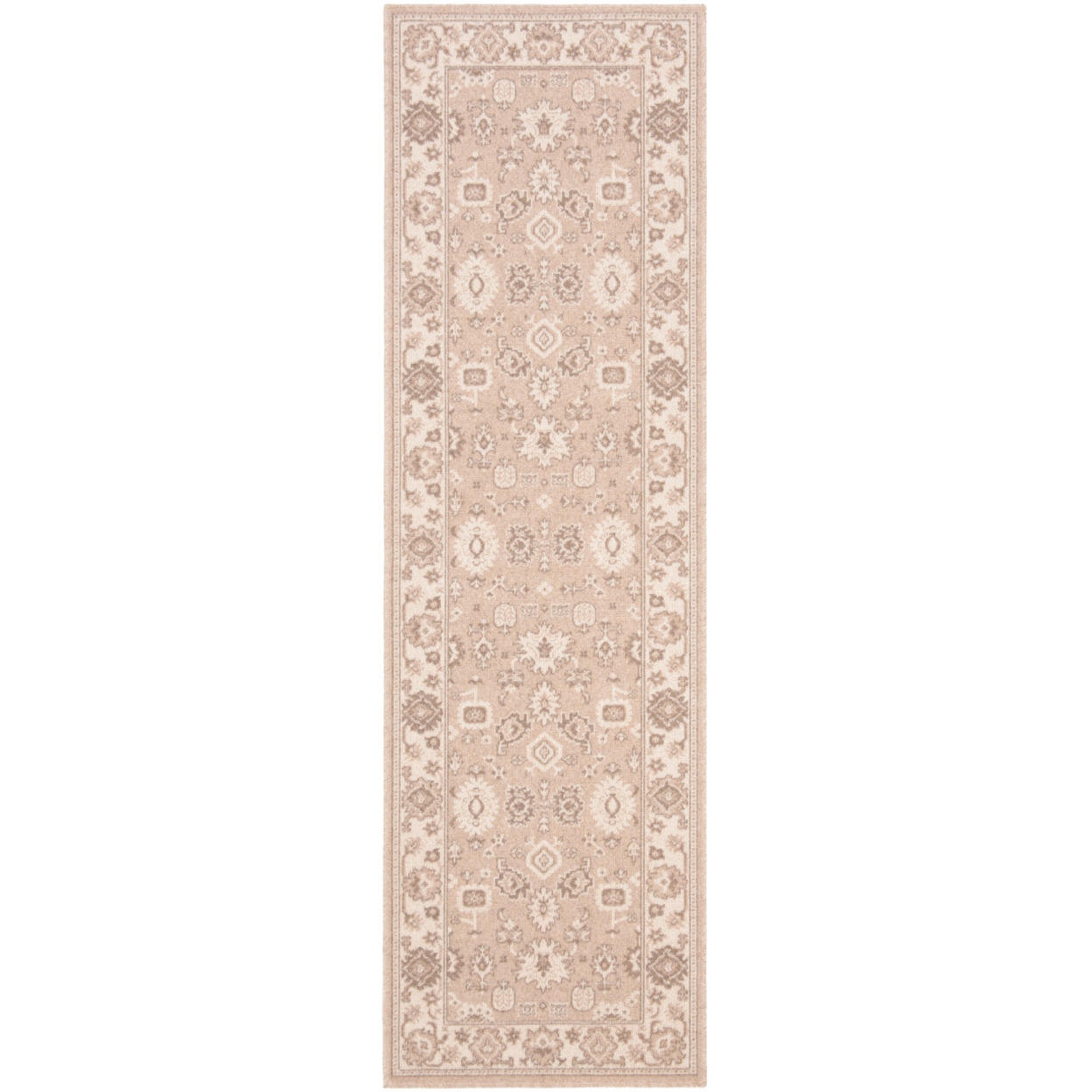 SAFAVIEH Elements Collection ELM701A Handwoven Ivory Rug - 6' X 6' Round