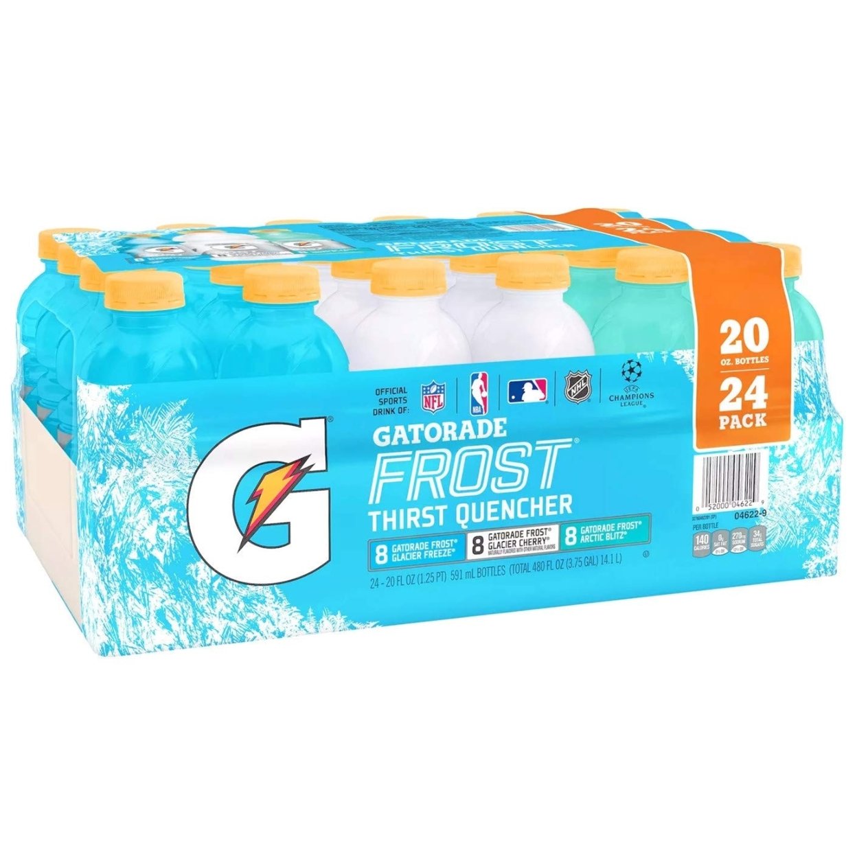 Gatorade Frost Thirst Quencher, Variety Pack, 20 Fluid Ounce (Pack Of 24)