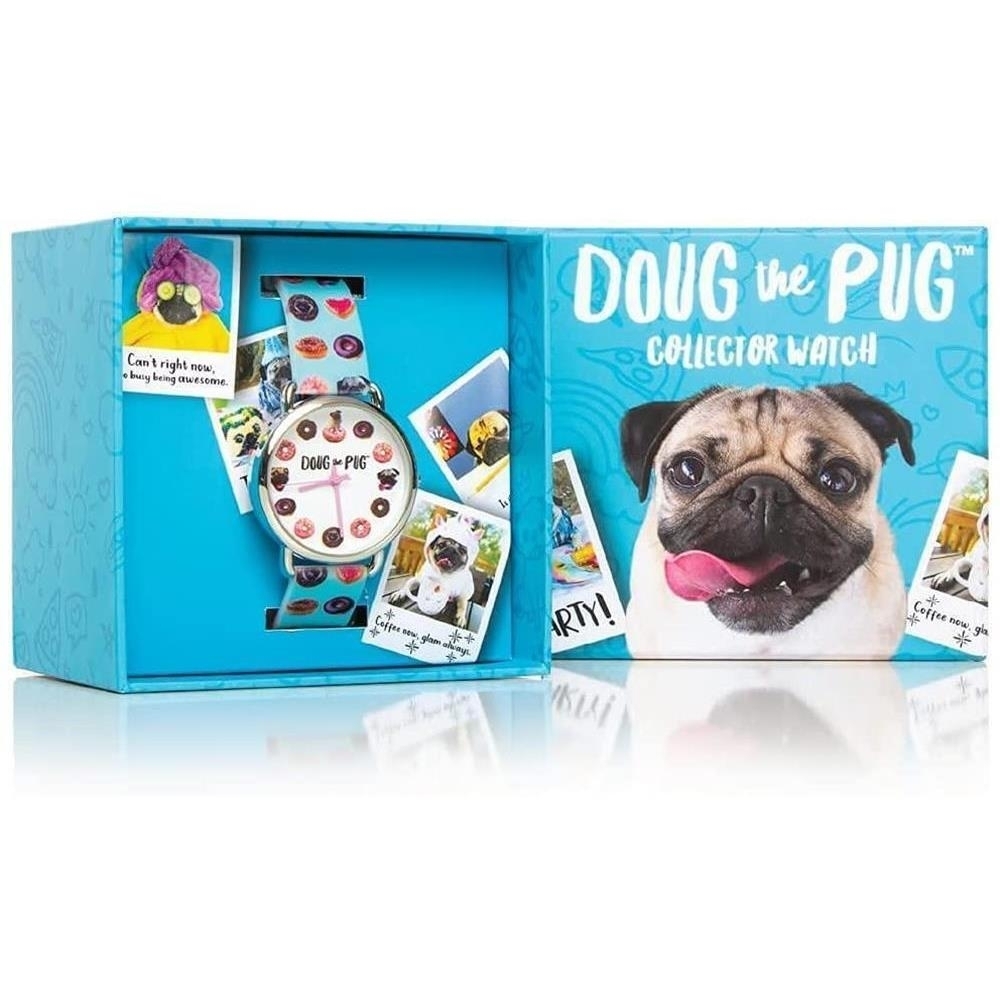 Doug The Pug Collector Watch Dog Lovers Unisex Analog Limited Edition Mighty Mojo