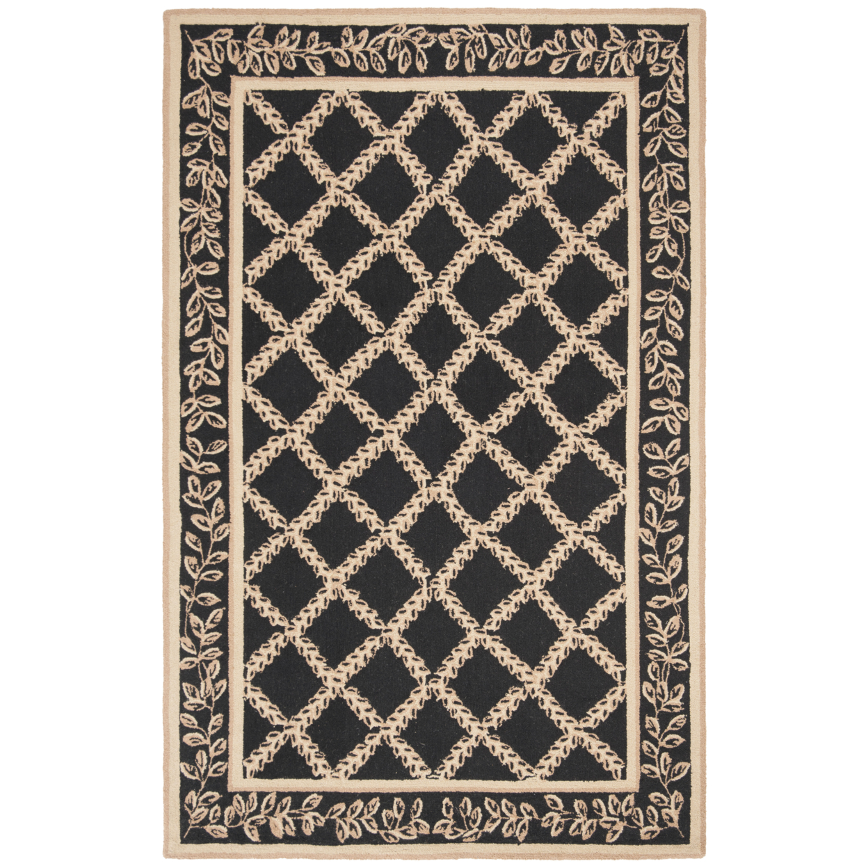 SAFAVIEH Chelsea Collection HK180A Hand-hooked Multi Rug - 2'-9 X 4'-9