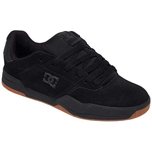DC Men's Central Skate Shoe BLACK/BLACK/GUM - BLACK/BLACK/GUM, 11.5