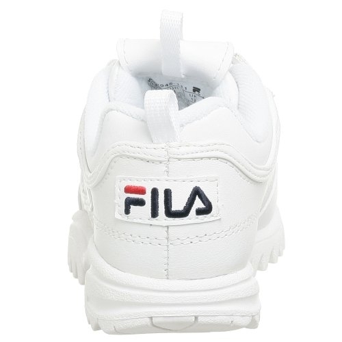 Fila Disruptor II Sneaker(Little Kid) WHT/PCT/RED - White, 2