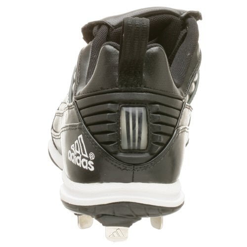 Adidas Men's Diamond King Low Baseball Shoe BLACK/WHITE - BLACK/WHITE, 10.5-M
