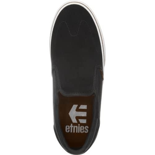 Etnies Men's Marana Slip Skate Shoe Medium BLACK/WHITE/GUM - BLACK/WHITE/GUM, 9.5