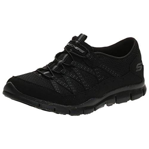 Skechers Women's Gratis-Strolling Sneaker BLACK - BLACK, 6.5