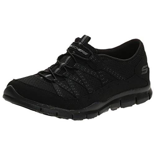 Skechers Women's Gratis-Strolling Sneaker BLACK - BLACK, 8.5