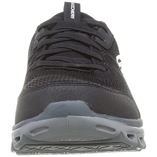 Skechers Men's Sneaker BLACK/GRAY - BLACK/GRAY, 9 Wide